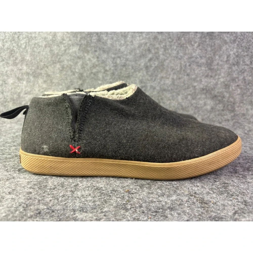 XTRATUF Homer Slip On Shoes Mens 8 Womens 10 Grey Fleece Lined‎ Deck Clogs
